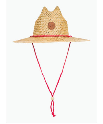 Roxy Sunshine On My Mind Straw Hat - Hibiscus